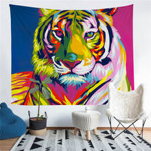 Painted Animals Printed Living Room Decoration Wall Hanging Tapestry Yoga Mat Rug Home Decor Art 2024 - buy cheap