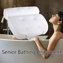 New Bathtub Suction Cup Mesh Pillow Breathable Spa Pillow Home Stand Hot Water Bathtub Neck Back Support Accessories 2024 - buy cheap