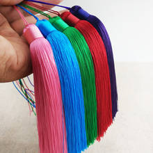 wholesale 12pcs/lot 12cm tassels with Hanging ring silk sewing tassel trim decorative key tassels for curtains home decoration 2024 - buy cheap