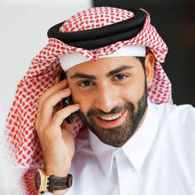 1 pçs/lote Homens Trajes Tradicionais Homens Chapéu Xadrez Lenço Turbante Islâmico Hijabs Muçulmanos Dubai Árabe, Orar Cap 2024 - compre barato