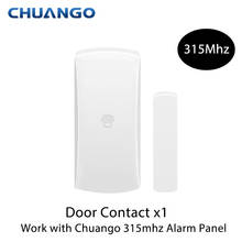 Оригинальный Chuango DWC-102 315 МГц/433 МГц Беспроводной окна умный дверной Сенсор детектор для Chuango Secuirty аварийная система Наборы 2024 - купить недорого