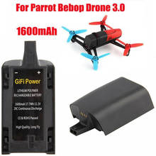 Bateria para helicóptero parrot bebop 3.0, 1600mah, 2 peças 2024 - compre barato