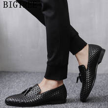 Mocasines de cuero, Zapatos de fiesta para hombres, Zapatos elegantes de moda para hombres, Zapatos sociales masculinos, Zapatos Oxford para Hombre 2024 - compra barato