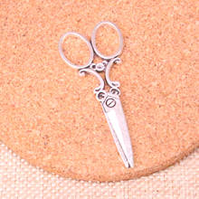 30pcs scissors Charms Zinc alloy Pendant For necklace,earring bracelet jewelry DIY handmade 61*25mm 2024 - buy cheap