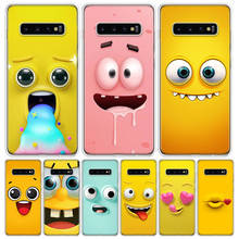 Funny Face Soft Cute Phone Case For Samsung Galaxy S20 FE S21 S22 Ultra S10 Lite S9 S8 Plus S7 Edge J4 + Art Coque Fundas 2024 - buy cheap