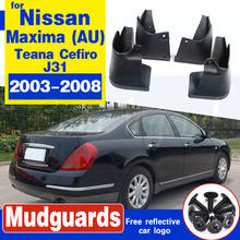 Para-lamas do carro, para nissan maxima (au), teana, cefiro j31 2014-2019, proteção contra respingos de lama, fender 2003, 2008, 2007, 2006 2024 - compre barato