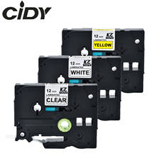 CIDY 3Pcs tze131 tze231 tze631 12mm Tze Label Tape Cartridge For Brother P touch PT-E500W PT-E100B 2024 - buy cheap