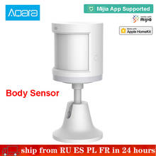 Aqara Human Body Sensor Smart Body Movement Motion Sensor Wireless ZigBee Light Intensity Sensor Gateway Mijia APP 2024 - buy cheap