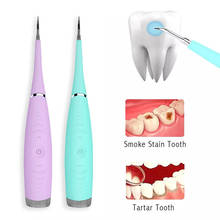 Limpiador eléctrico de sarro para higiene bucal, Dental escarificador ultrasónico sónico para eliminar manchas de cálculo Dental, blanqueador, herramientas dentales 2024 - compra barato