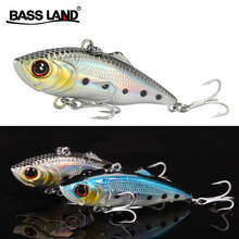 Bassland Sinking VIB Fishing Lure 60mm 11g Laser Vibration Isca Artificial Bait Strengthen Treble Hooks Swimbaits Perch 2024 - buy cheap