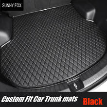 Car trunk mats cargo Liner for Honda FIT CRV CR-V HR-V Vezel 6D sepcial car styling carpet rugs floor liners(2008-) 2024 - buy cheap