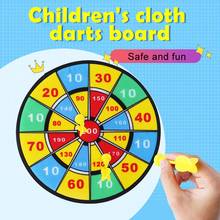 Dart Game Toy Target Dart Safe Soft Flocking Cloth Dartboard Children Kids Indoor Sports Game Toy 2024 - buy cheap