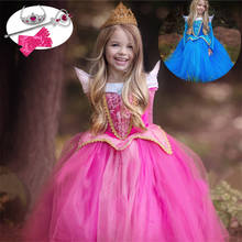 Summer Girl Dress Cosplay Princess Dresses Kids Carnival Dress Up Costume Fancy Children Party Clothes Vestidos 2024 - buy cheap