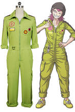 Conjunto completo de fantasia para cosplay, 2020, estiloso, anime, super pendanronpa, kazuichi souda, roupa masculina, feminina, macacão personalizado 2024 - compre barato