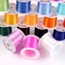 393inch/Roll Strong Elastic Crystal Beading Cord 1mm for Bracelets Stretch Thread String Necklace DIY Jewelry Making Cords Line 2024 - buy cheap