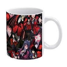 Yumeko-taza de café Jabami Collage (Kakegurui), taza blanca de cerámica de 330ml para el hogar, tazas de té con leche, regalo de viaje para amigos, Kakeg 2024 - compra barato