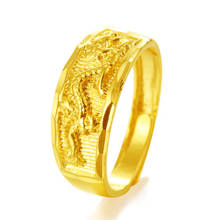 Anillo de dragón para hombre, anillos de boda ajustables de Color dorado 2024 - compra barato