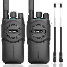 ABBREE-mini walkie-talkie de 2 piezas, estación de Radio portátil de 400-480MHz, Radio bidireccional, banda uhf, AR-U1, bf-888s Amateur 2024 - compra barato