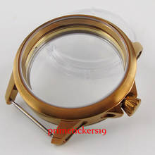corgeut 45mm bronzed plated sapphire glass fit ETA 6497 6498 hand winding movement 2024 - buy cheap
