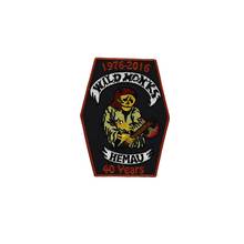 Wild Monks Patch Embroidered Iron On Badges For Rider Jacket Stickers On Clothes Embroidery Badge Skull Patches For Clothing 2024 - buy cheap