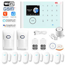 Sistema de alarma de seguridad GSM GPRS, WIFI inalámbrico para el hogar, Control por aplicación con marcación automática, Control por voz de Amazon Alexa 2024 - compra barato