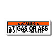 Interesting Sexy Gas or Ass Car Sticker for Toyota Ford Chevrolet Skoda Car Window Accessories Decal Laser Waterproof  PVC 2024 - buy cheap