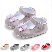 Lovely Bowknot Baby Shoes Infants Soft Sole Girls First Walkers Antislip Newborn Girls Princess Shoes 2024 - buy cheap