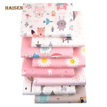 Cartoon Animal Printed Cotton Fabric Twill Cloth By Half Meter For DIY Sewing Baby&Kid's Quilting Bedding Sheet Textile Material 2024 - buy cheap