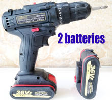 50NM Electric Screwdriver 36V Cordless Drill Lithium Battery Rechargeable Power Cordless Screwdriver Screw 2024 - buy cheap