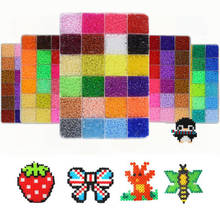Mini cuentas Hama en caja de 72 colores, 2,6mm, 5mm, perler toys, rompecabezas 3D para niños, manualidades, juguetes educativos, envío gratis 2024 - compra barato