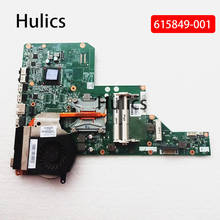 Hulics оригинальный 615849-001 материнская плата для ноутбука HP PAVILION G62 CQ72 G72 CQ62 материнская плата DDR3 основная плата с радиатором Бесплатная Процессор 2024 - купить недорого