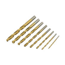 2PC 1/1.5/2/2.5/3/3.5/4/4.5/5mm Titanium Coated HSS High Speed Steel Drill Bit Set Titanium For Wood Plastic Twist Drill Bit Set 2024 - buy cheap