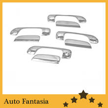 Flexible chrome trim Chrome Door Handle Cover for Honda Fit Jazz 01-08-Free Shipping 2024 - buy cheap