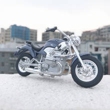 Maisto novo modelo de motocicleta bmw r 1200 c diecast, compatível com amortecedor, brinquedo para crianças, coleção de presentes, novo, 1:18 2024 - compre barato