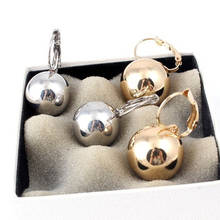 2021 Korean Fashion Geometric Drop Earrings for Women Accessories Jewelry Simple Metal Women Earrings 2024 - buy cheap