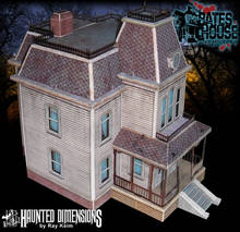 Bezier hotel 3d modelo de papel casa fantasma série diy artesanal papercraft brinquedo 2024 - compre barato
