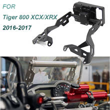 Motorcycle FOR Tiger 800 XCX/XRX Front Phone Stand Holder Smartphone Phone GPS Navigaton Plate Bracket 2016-2017 2024 - buy cheap