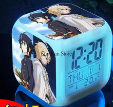 Seraph of the End Japan Anime 7 color Alarm Clock Cartoon Alarm Clock electronic wake up light table reveil wekker 2024 - buy cheap