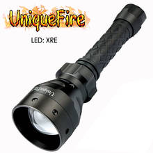 UniqueFire 1405 XRE Green/Red/White Light LED Flashlight Zoomable 67mm Convex Lens Single File Torch For Hunting Camping 2024 - buy cheap