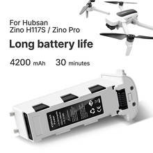 Nova bateria 11.4v 4200mah para hubsan zino h117 s, gps rc, quadcopter, peças sobressalentes, bateria de voo inteligente para drone de câmera rc 2024 - compre barato