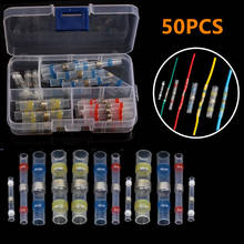 50 PCS Assorted Waterproof Solder Seal Sleeve Insulated Heat Shrink Wire Butt Connectors Soldered Terminals -Automotive Marine 2024 - buy cheap