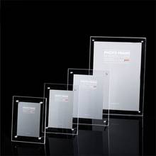 Acrylic L-shape Desk Sign Holder Card Display Stand Table Menu Service Label Office Club Business Restaurant Menu Label Frame 2024 - buy cheap