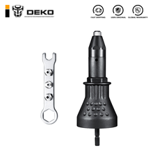 DEKO DQ450 Electric Rivet Nut Gun Brad Nail Gun Cordless Insert Nut Tool Riveting Drill Adapter 2024 - buy cheap
