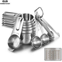 Measuring Spoon Cup Set Stainless Steel Measuring Scoop Kitchen Accessories Coffee Flour Measurement Tools 2024 - buy cheap