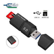 Кард-ридер USB 3,0 Micro SD TF OTG Смарт-карта памяти адаптер для ноутбука USB 3,0 мульти Смарт кард-ридер SD кард-ридер 2024 - купить недорого