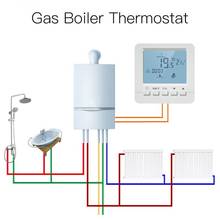Wall-Hung Gas Boiler Heating Temperature Programmable Thermostat LCD 5A Thermoregulator With Backlight 2024 - buy cheap