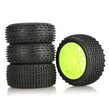Neumáticos de goma para coche de control remoto, llanta de 86mm, para wltoys 1/10 1/12 1/14, HSP Redcat Exceed RC Traxxas Tamiya HPI, 4 Uds. 2024 - compra barato