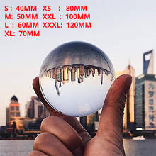 50-100 мм Хрустальный шар с подставкой разных цветов размер круглый стеклянный Искусственный хрустальный лечебная Сфера с для украшения дома 2024 - купить недорого