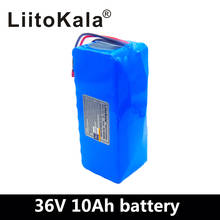 LiitoKala-Paquete de batería de litio para bicicleta eléctrica, 36V, 10Ah, 500W, alta potencia y capacidad, 42V, 18650, con BMS 2024 - compra barato