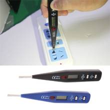 OOTDTY AC DC 12-250V Digital Voltage Meter Electric Tester Pen Inductance Detector Sensor Dropshipping 63HF 2024 - buy cheap